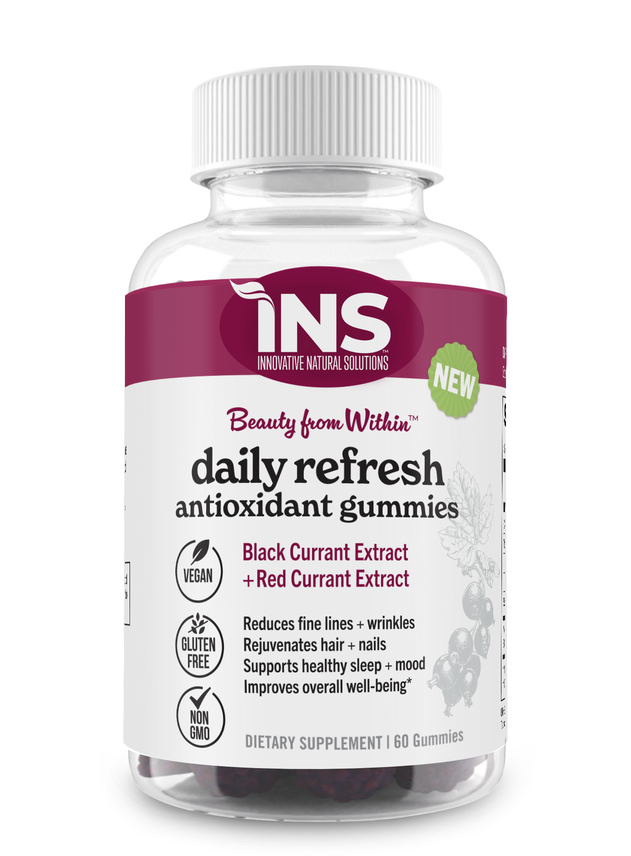 Daily Refresh Antioxidant Gummies with Mitoheal